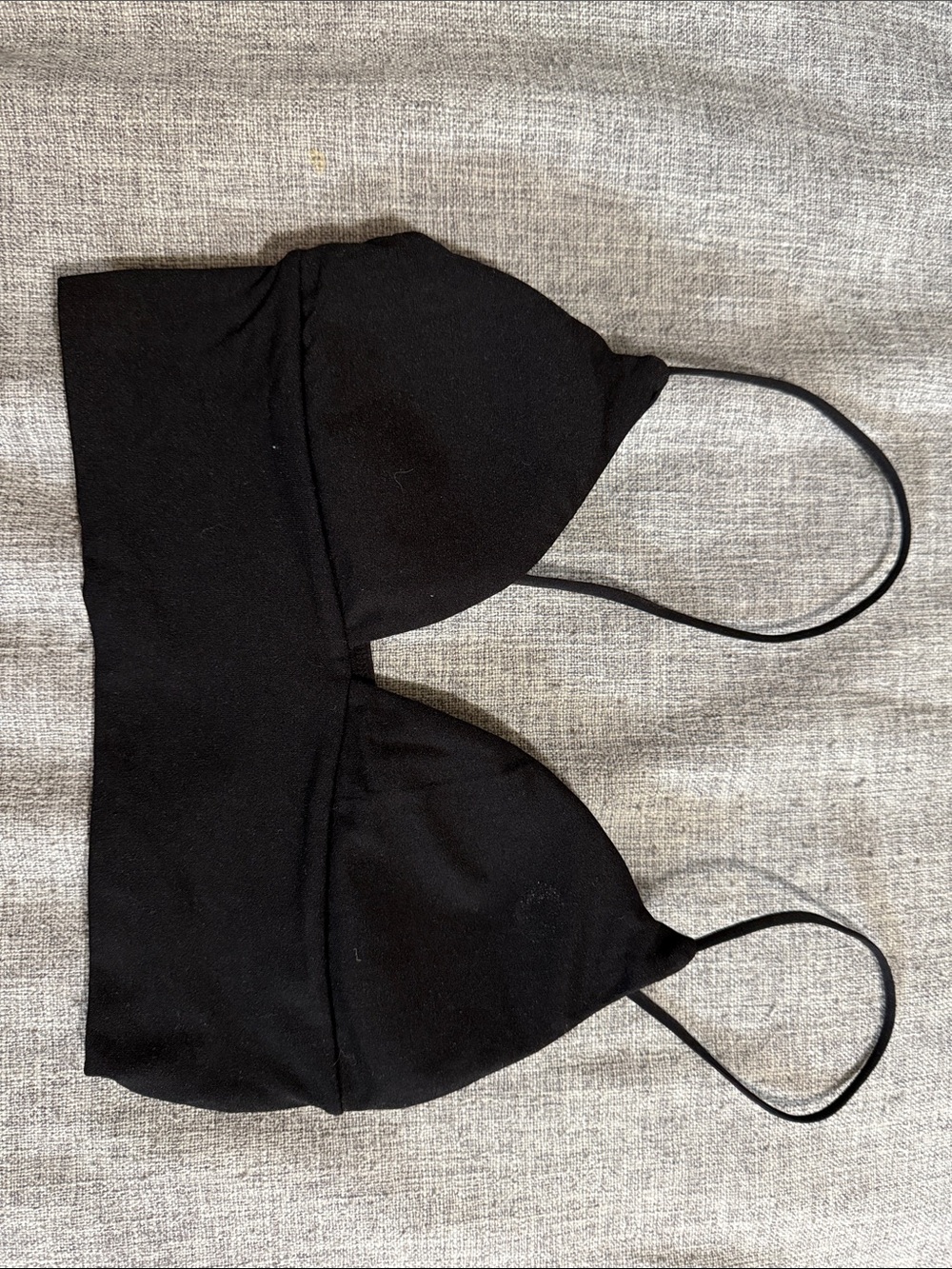 Me to We Black Soft Triangle Bralette